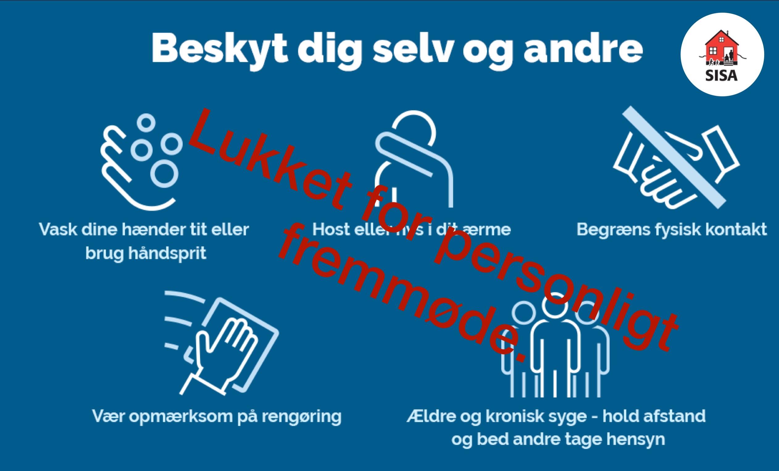 Kontoret er midlertid lukket